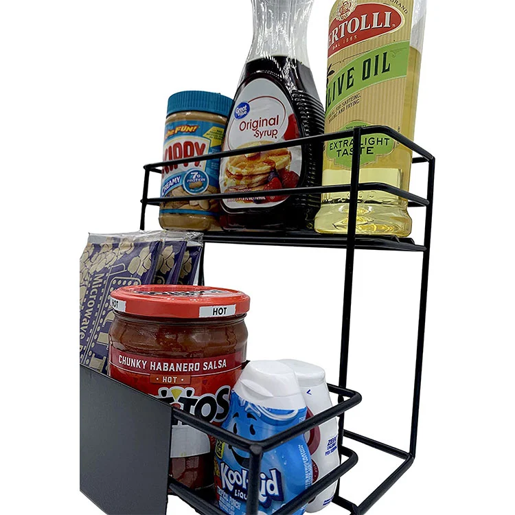 Liner Space Saving Countertop Rack Spice Organizer