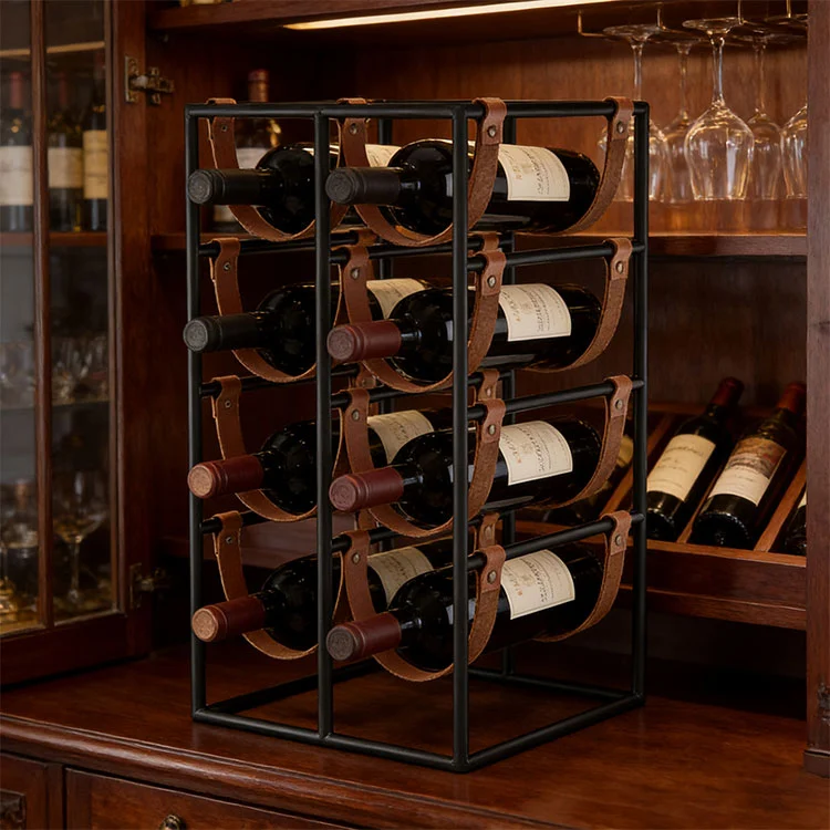Metal Countertop Wine Rack